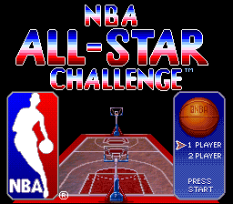 NBA All-Star Challenge Title Screen